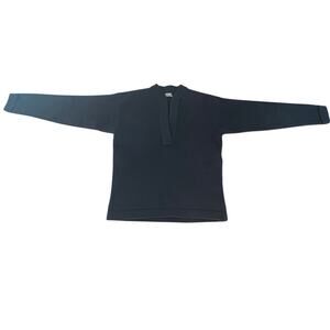 ⭐️ Vintage Meggi Hand Loomed 100% New Wool Made In‎ Germany Black Sweater Sz 36